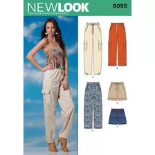 New Look Patrón De Costura Para Pantalones Y Pantalones C.
