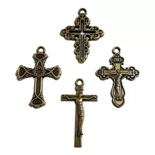 Acessórios Para Terços Crucifixo 4,5cm 20 Unidades 4 Opções