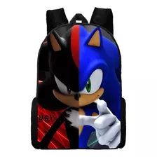 Mochila Para Niños Sonic Backpack Game Doctor Eggman Estuche