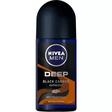 Nivea Desodorante Roll On Men Deep Black Carbon 50 Ml