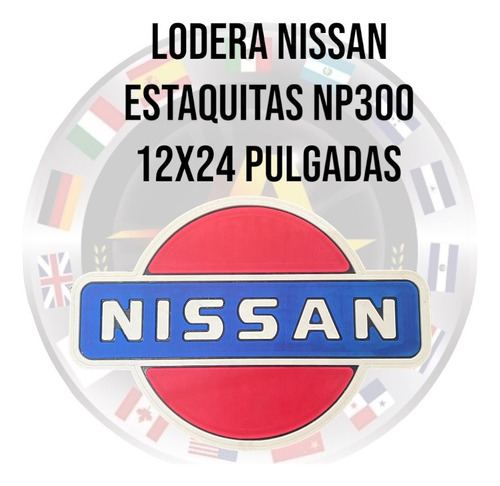 Lodera Nissan Estaquitas Np 300 12x24 Pulgadas Foto 2