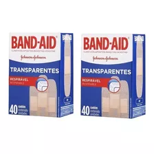 Curativo Band-aid Transp C 40 Kit Com 2