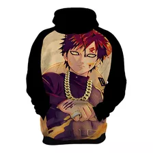 Blusa Moletom Mangá, Anime, Naruto, Gaara Do Deserto Hd 10