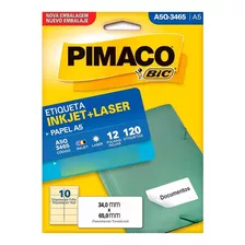 Etiqueta Pimaco A-5 Q3465 Ink-jet/laser