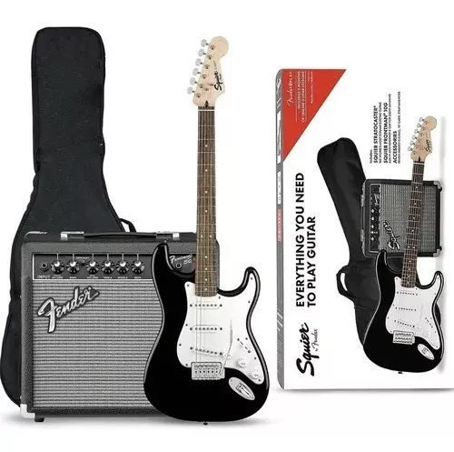 Kit Guitarra Eléctrica Stratocaster  Squier Fender