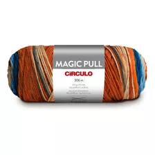 Novelo De Lã Magic Pull - Circulo - 200g Cor 9452 - Palmier