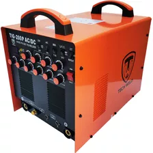 Máquina De Solda Tech Weld Tig 200p Ac / Dc Laranja E Preta 50hz/60hz 220v