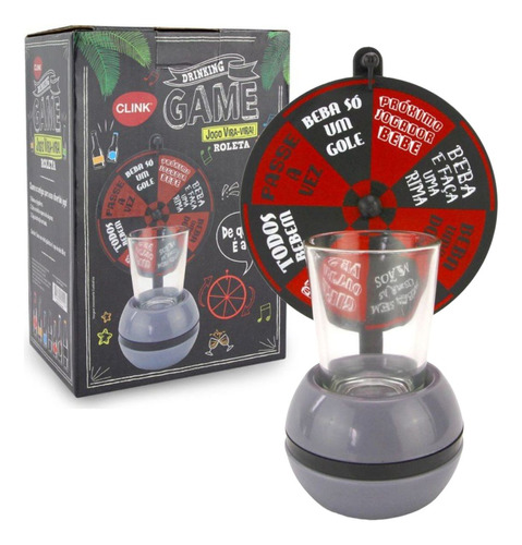 Jogo De Bebida Roleta Drink Game Vira-vira Shot Game Amigos 