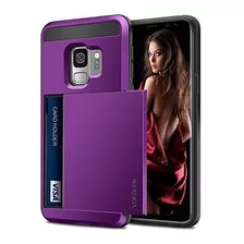 Galaxy S9 Funda, Vofolen Galaxy S9 Funda Cartera Ranura Para