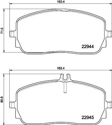 Pastillas Delanteras Mercedes Benz Clase A W177 Gla Cla Icer Foto 2