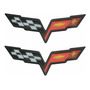 Emblema Chevrolet Bandera Auto Clasico Metal Cromo