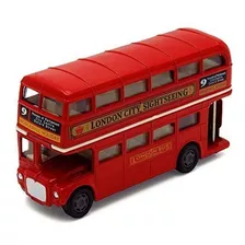 London Double Decker Bus Red Motormax Diecast Mode