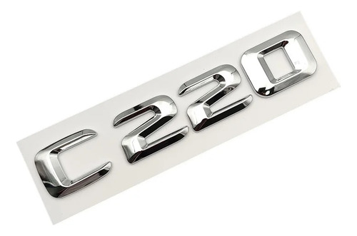 Letras Cromadas Insignia C180 4matic For Mercedes-benz W205 Foto 6