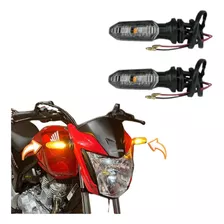 Kit 2 Pisca Para Moto Led Cb250 Twister Honda 160 120 100