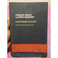 Livro Multivariate Analysis: Methods And Application Usado Original 