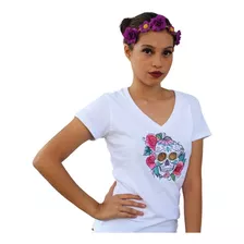 Blusa Bordada Catrina Mod. Reyna