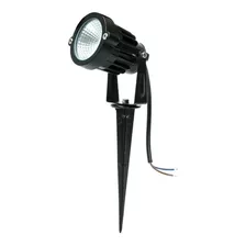 Kit 04 Espeto Jardim Luminária Spot Led Lâmpada Cob 7 Watts