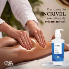 Creme Para Massagem Neutro 350g Hidratação Dagua Natural