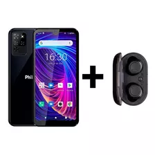 Kit Philco Hit P8 32gb Azul + Fone De Ouvido Multilaser Ph30