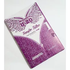 100 Folhas De Papel Hectográfico Roxo Para Tattoo Tatuagem Cor Violeta