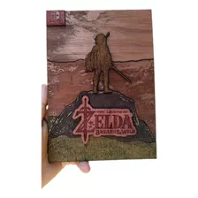 Zelda Nintendo Switch Grabado En Madera