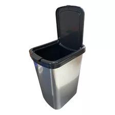 Lixeira Cozinha Cesto Lixo Inox Tampa Banheiro Pia Automátic