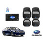 Subaru Logo Carbon Fiber Keychain Impreza Legacy Outback Oem