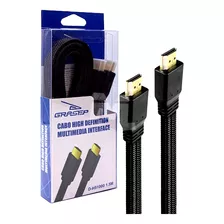  Cabo Hdmi 2.0 Flat Do 1 Hdmi Macho Em 1 Hdmi Macho Grasep Cabo Hdmi Preto Do 1.5m