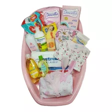 Combo Cuidado Bebe Bañadera 19 Productos Accesorios Higiene