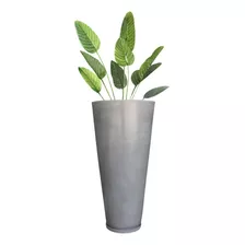 Vaso Plantas Decorativo Polietileno Grande Luxo Flores Sala