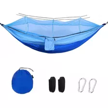 Hamaca Portátil Para Camping Con Mosquitera Transpirable