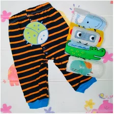 Pack De 5 Pantalones Calzas Para Niño 100% Algodon