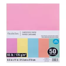 Cartulina Carta Recollections Light Bright 50 Hojas