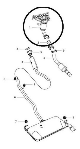 Catalizador Compatible Lexus Rx350 2010 Al 2015 L4 2.4l Foto 6