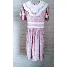 Vestido Estampado Con Motivos Búlgaros. Talle 8 