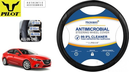 Funda Cubrevolante Negro Antimicrobial Mazda 3 2.0l 2016 Foto 4