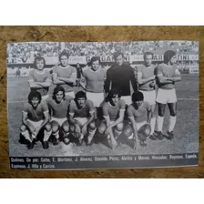 Recorte Quilmes Primera B 1972