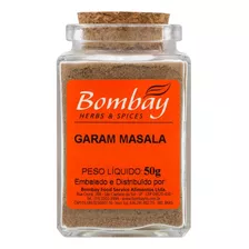 Garam Masala Bombay Herbs & Spices Vidro 50g