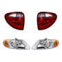 Set Faros Delanteros Depo Town & Country 1996 - 1997