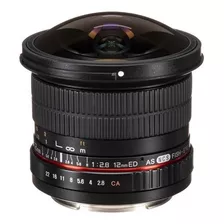 Samyang 12mm F 2.8 Ed As Ncs Fisheye Lens For Canon Ef Mount