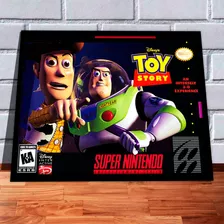 Quadro Decorativo Capa A3 45x33 Toy Story Super Nintendo