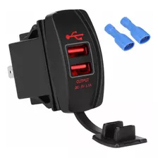 Cargador Usb 12-24v Toma Embutir Enchufe Auto Moto Nautica