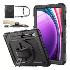 Seymac Capa Para Galaxy Tab S9 Fe 10.9 S9 11 Com Suporte
