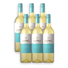 Vino Blanco Lopez Dulce Natural De Bodegas Lopez X6 - Gobar®