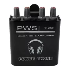 Amplificador Fone Pws Ph2000 Power Click Musicos Nota Fiscal