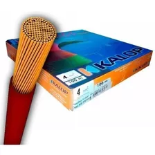 Cable Unipolar Kalop Normalizado Iram 4mm Rollo 100 Metros Color Celeste