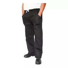 Calça Em Oxford De Elástico Cordão Uniforme Para Trabalho