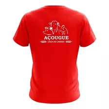 Camiseta Camisa Açougueiro Açougue Profissão Trabalho