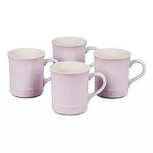 Le Creuset Gres 14oz. Taza, Juego De 4, Chalota