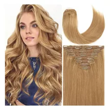 Caliee Extensiones De Cabello Humano Remy Con Clip, Sedosas,